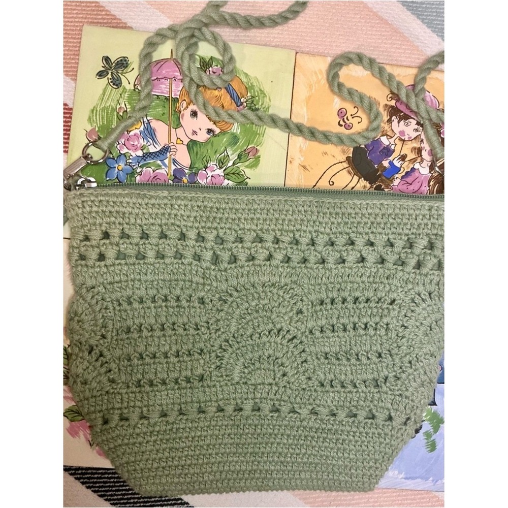 🌿 NorthStyle Sage Green Artisan Crochet Bag | Boho-Chic Spring Staple